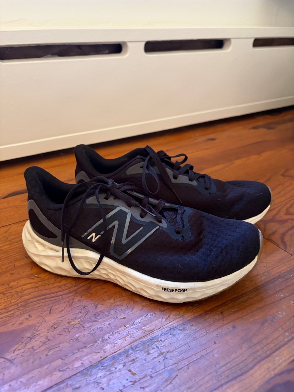 New Balance Black and White Women’s Running Sneakers
